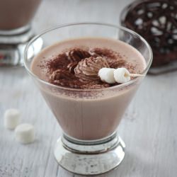 Nutella Shake with Nutella Cream - Recipe photo by Dishesfrommykitchen