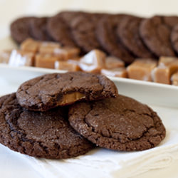 Nutella Caramel Filled Cookies - Recipe photo by BarbaraBakes