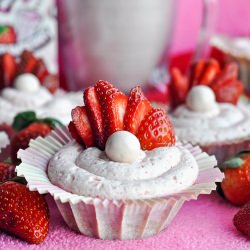 Strawberry Milkshake Cupcakes - Recipe photo by CandySerendipity