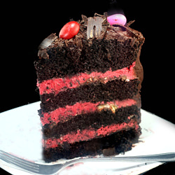Rustic Chocolate Valentine Cake - Recipe photo by lisamichele