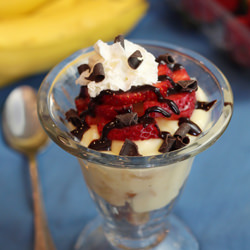 Strawberry Banana Wafer Dessert - Recipe photo by preparedpantry