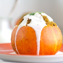 Lamb Meatloaf in Pumpkins - Recipe photo by thetomatotart