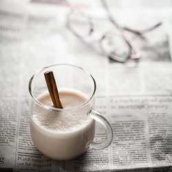 Hot Spiced Cashew Coconut Milk - Recipe photo by gourmandeinthek