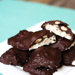 Homemade Almond Joys - Recipe photo by hiddenponies