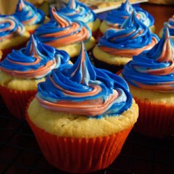 Super Bowl Cupcakes - Recipe photo by culinaryneophyte