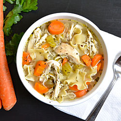 Chicken Noodle Soup - Recipe photo by budgetbytes