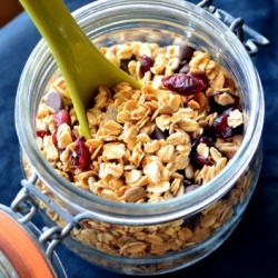 Cranberry and Chocolate Granola - Recipe photo by Biz