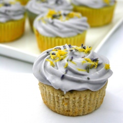Honey, Lavender, & Lemon Cupcakes - Recipe photo by Jesicakes