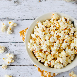 Sweet & Spicy Wasabi Popcorn - Recipe photo by kitchen confidante