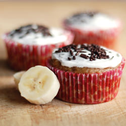 Vegan Banana Cupcakes - Recipe photo by Sprinkle Charms