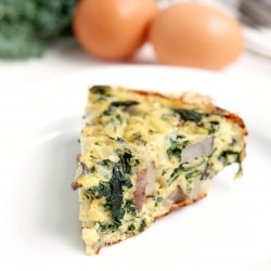 Kale Frittata - Recipe photo by fauxmartha