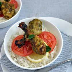 Mint Coriander Roasted Chicken - Recipe photo by getfreshwithfood