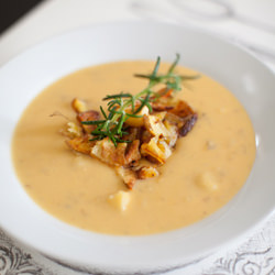 Roasted Potato Soup - Recipe photo by annacostafood