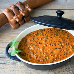Creamy Indian Black Lentil Curry - Recipe photo by MPJ
