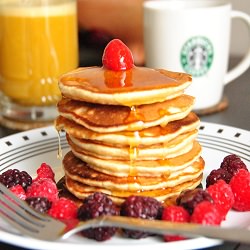 Banana Buttermilk Pancakes - Recipe photo by kitchenkemistry