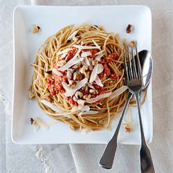 Red Pepper & Walnut Pesto - Recipe photo by thishomemadelife