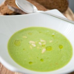 Quick Pea Soup - Recipe photo by peaches and donuts