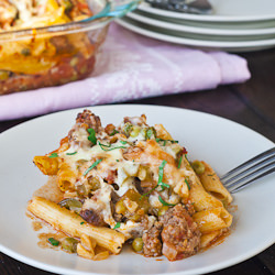 Baked Penne with Italian Sausage - Recipe photo by jocooks