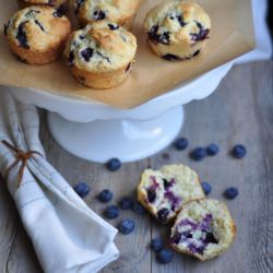 Blueberry Buttermilk Muffins - Recipe photo by Turntable Kitchen