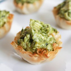 Cheesy Chicken Pesto Cups - Recipe photo by Ibreatheimhungry