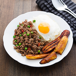 Arroz a la Cubana - Recipe photo by junbelen