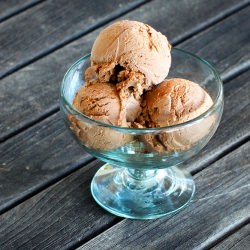Dark Chocolate Chile Ice Cream - Recipe photo by Kitchen Konfidence