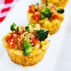 Roasted Vegetable Macaroni & Cheese - Recipe photo by Comfort of Cooking