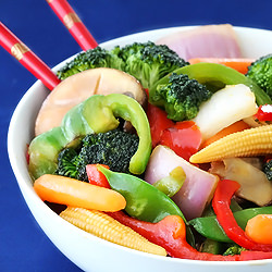 Ginger Vegetable Stir Fry - Recipe photo by gimme some oven