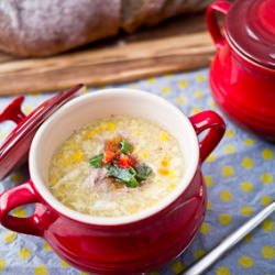 Chicken and Sweetcorn Soup - Recipe photo by peaches and donuts