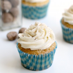 Nutmeg Spice Cupcakes - Recipe photo by fauxmartha