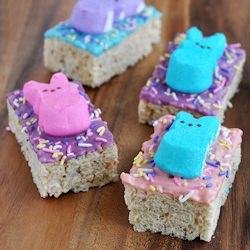 Peeps Bunny Rice Krispies Treats - Recipe photo by CatDavis