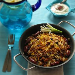 Reshteh Polow – Rice and Noodles - Recipe photo by Azita