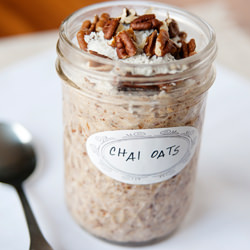 Overnight Chai Steel-Cut Oats - Recipe photo by thishomemadelife
