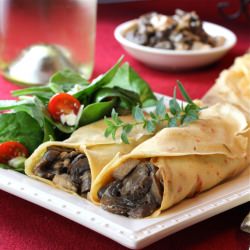 Savory Mushroom Crepes - Recipe photo by Kim - Liv Life