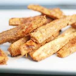 Almond Butter Parsnips - Recipe photo by familyfoodfitnessfun