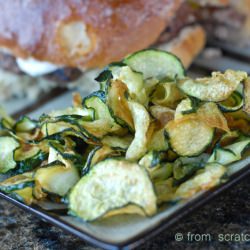 Zucchini Chips - Recipe photo by scratch to plate