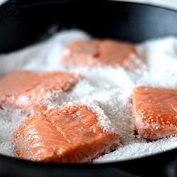 Salt Roasted Salmon - Recipe photo by sagerecipes