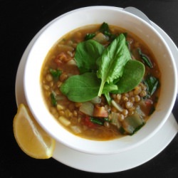 Curried Lentil Soup - Recipe photo by gumshoe