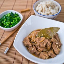 Filipino Pork Adobo - Recipe photo by peaches and donuts
