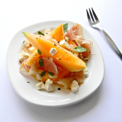 Melon and Prosciutto Salad - Recipe photo by blogmilk