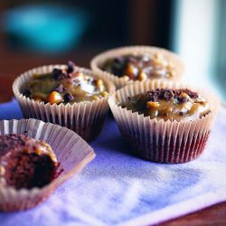 Chocolate Banana Cupcakes - Recipe photo by The Purple Carrot