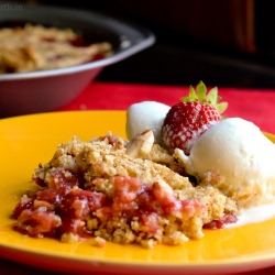 Strawberry and Almond Crumble - Recipe photo by ashmita_s