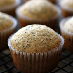 Almond Poppy Seed Muffins - Recipe photo by myadventuresinthecountry