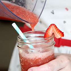 Strawberry Basil Margarita - Recipe photo by julieannart