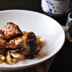 Sake and Food Pairing - Recipe photo by blackdogfoodblog