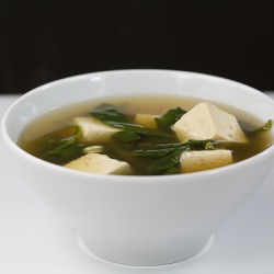 Spinach Tofu Soup - Recipe photo by soundspicy