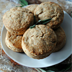 Fontina, Sage, and Spelt Biscuits - Recipe photo by J1083