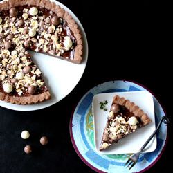 Malteser Chocolate Cookie Tart - Recipe photo by Runcible Eats