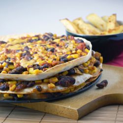 Mexican Tortilla Stack - Recipe photo by includingcake
