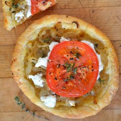 Onion & Goat Cheese Tart - Recipe photo by theviewfromgreatisland